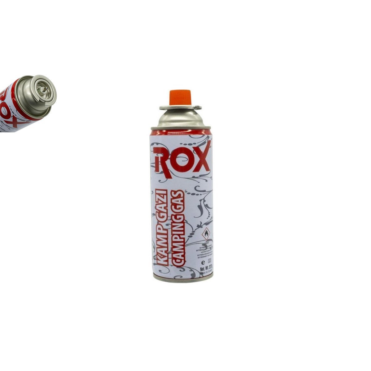 ROX 227 ĞR KARTUŞ TORCH PÜRMÜZ ÇAKMAK GAZI KAMP GAZI 920 Kafaya Uyar