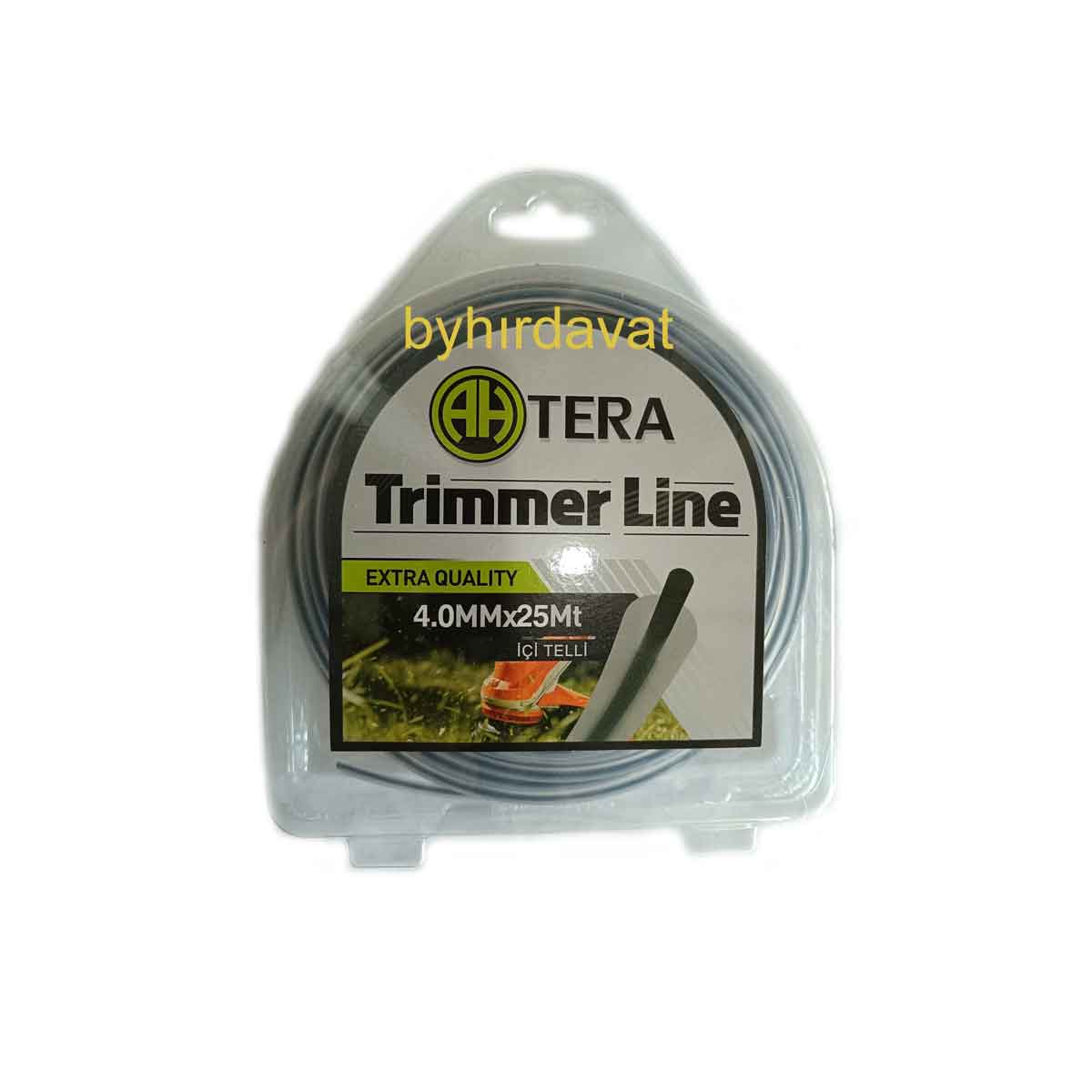 4 mm 25 mt MİSİNA İÇİ TELLİ MOTORLU TIRPAN MİSİNASI Yuvarlak
