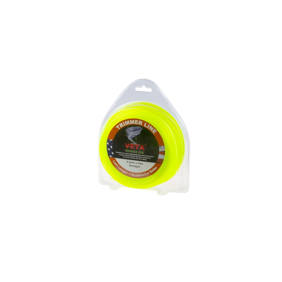 3.3 mm 45 mt MİSİNA 6 Köşe TIRPAN MİSİNASI Sarı