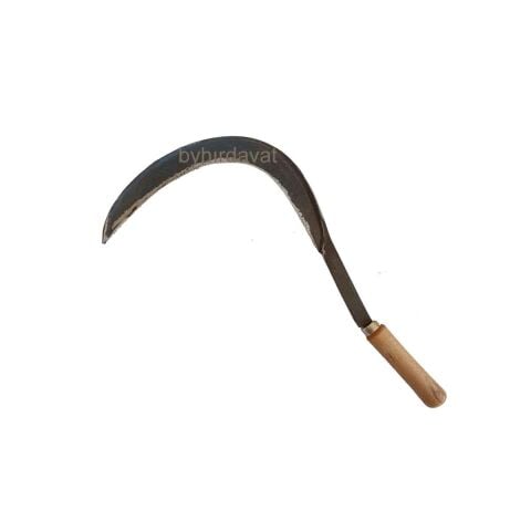 4 no ORAK AHŞAP SAPLI 28 cm OT BİÇME OT BIÇKISI GÜNAŞ
