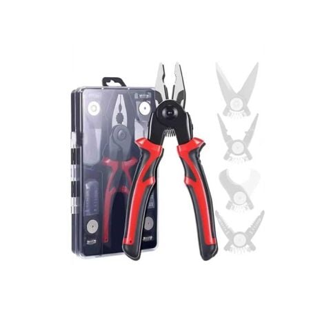 TURGUTLAR 5 in 1 ÇOK FONKSİYONLU PENSE ÇOK AMAÇLI PENSE PENSE-SAC MAKASI-KABLO KESME-KABLO SOYMA-KARGABURUN