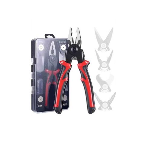 TURGUTLAR 5 in 1 ÇOK FONKSİYONLU PENSE ÇOK AMAÇLI PENSE PENSE-SAC MAKASI-KABLO KESME-KABLO SOYMA-KARGABURUN