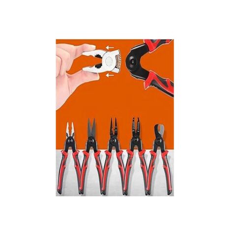 TURGUTLAR 5 in 1 ÇOK FONKSİYONLU PENSE ÇOK AMAÇLI PENSE PENSE-SAC MAKASI-KABLO KESME-KABLO SOYMA-KARGABURUN
