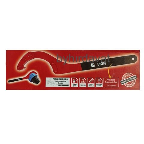 ASLAN 1 inç MAŞONLU KAPLİN ANAHTARI  300 mm PUŞVİT VANA BORU ANAHTARI