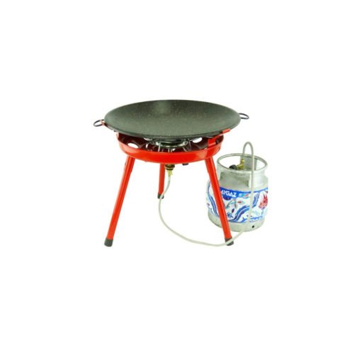 ORCAMP GR-823-20 / Y.TİPİ S.OCAK ÇOK AMAÇLI AYAKLI KAMP OCAK GRANİT KAPLAMA GRİLL+KATMER SAC Tüple Çalışır PİKNİK