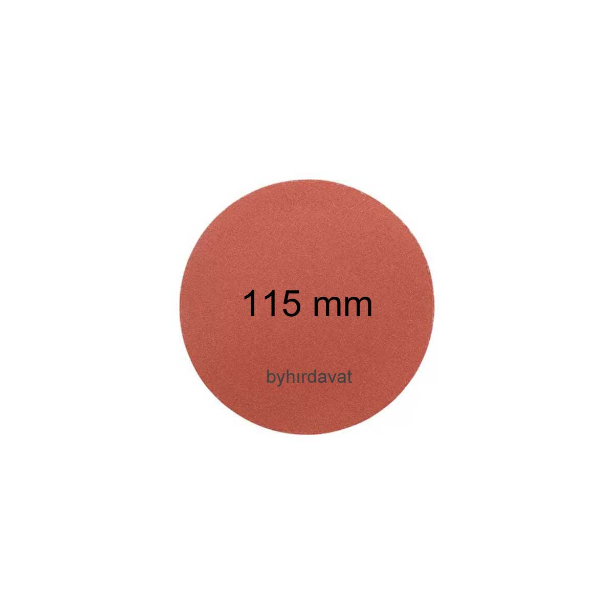 115 mm CIRT ZIMPARA 100 kum 100 mm Cırtlı Zımpara Kahve Renk