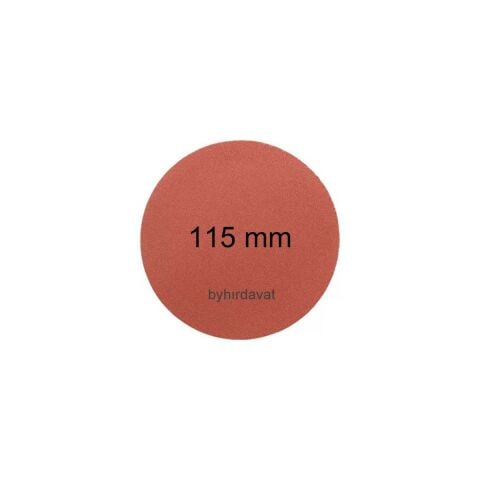 115 mm CIRT ZIMPARA 100 kum 100 mm Cırtlı Zımpara Kahve Renk