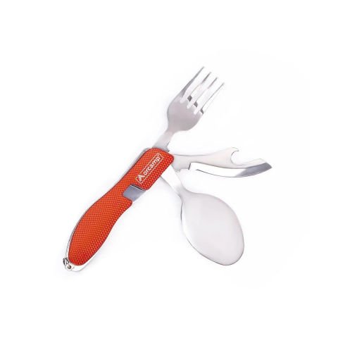 ORCAMP OUT-1350 KAMP PİKNİK ÇATAL KAŞIK CEP BIÇAK SETİ 10 cm ÇOK FONKSİYONLU CEP BIÇAĞI Çok İşlevli Pratik Kampçı Seti