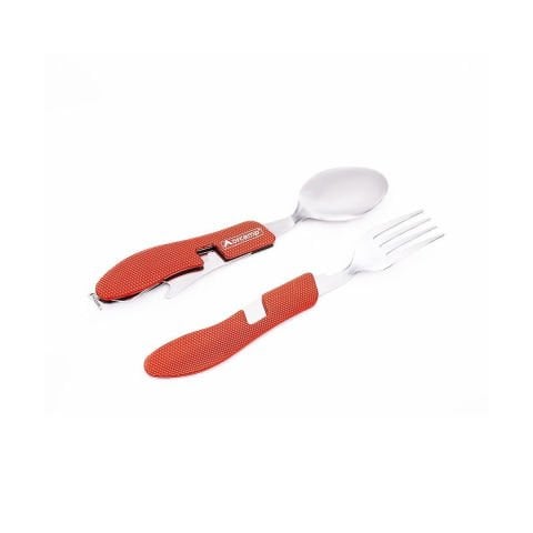 ORCAMP OUT-1350 KAMP PİKNİK ÇATAL KAŞIK CEP BIÇAK SETİ 10 cm ÇOK FONKSİYONLU CEP BIÇAĞI Çok İşlevli Pratik Kampçı Seti