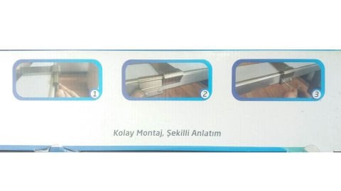60*25 BALKON İÇİN KARE PROFİL ALÜMİNYUM ÇAMAŞIRLIK KURUTMALIK ASKI