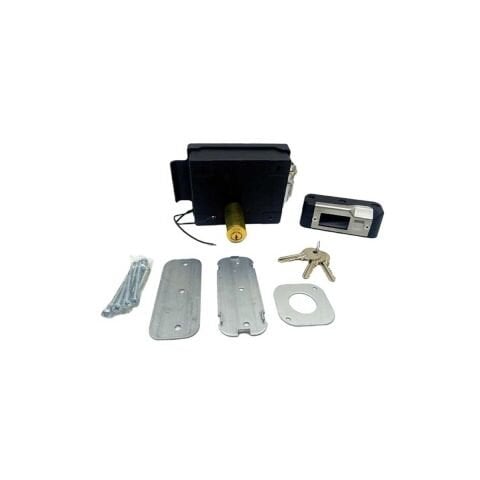 YT-29 OTOMATİK ELEKTİRİKLİ KAPI OTOMATI SİLİNDİRLİ TRAJLI KİLİT DIŞ KAPI KİLİDİ 3 ad Anahtarlı