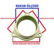 3 lük SU MOTORU EMİŞ FLANŞI 100 mm KLEPE KAPAĞI GLEPE
