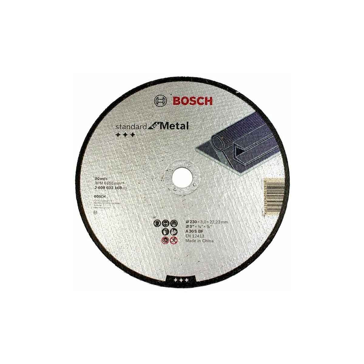 BOSCH 230*3 mm METAL KESİCİ TAŞ STANDART FOR METAL KESİCİ 230*3*22.23 mm