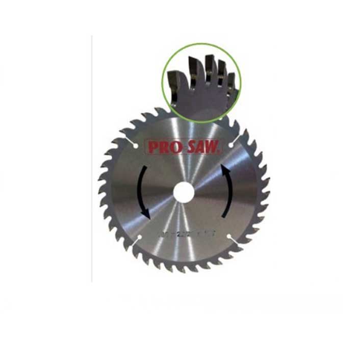 PRO-SAW 250 mm AHŞAP ELMAS DAİRE TESTERE Göbek 30 mm 250*30*24 diş PS51231