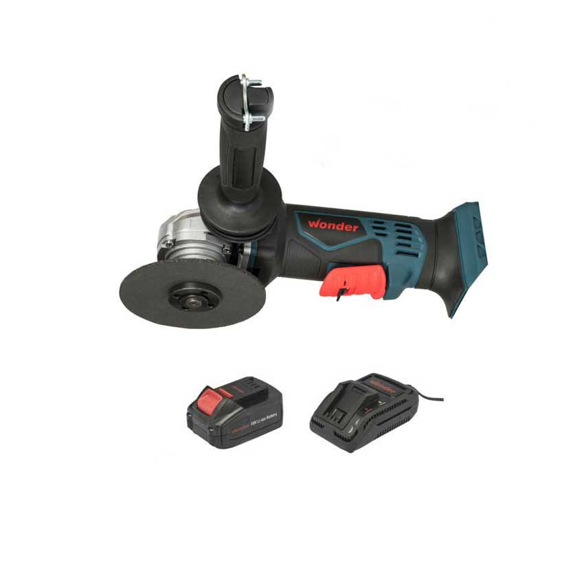 SWONDER 115 mm JD597218 AKÜLÜ AVUÇ TAŞLAMA Lİ-ION 18 Volt 2 Ah Akü 1 ad SET