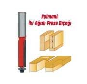 6 mm AHŞAP FREZE BIÇAĞI 6*10*50 İKİ AĞIZLI Rulmanlı AHŞAP FREZE UCU TEMİZLEME BIÇAĞI