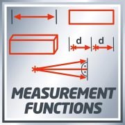EİNHELL TC-LD 50 LAZER METRE 50 mt MESAFE ÖLÇER METRE