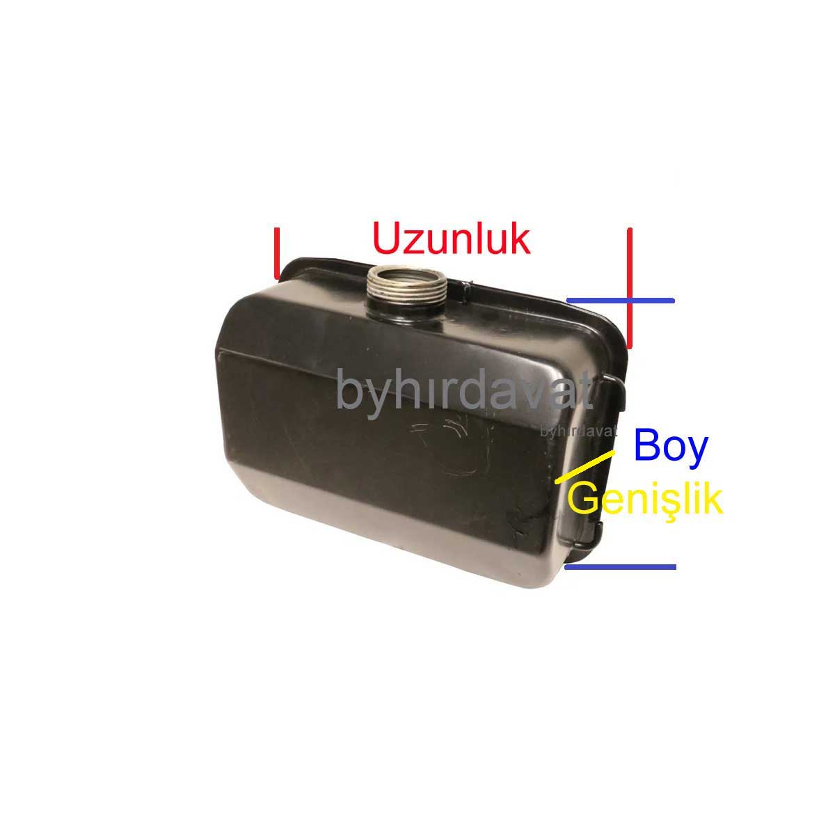 10 HP MAZOT DEPOSU ÇAPA MAKİNASI-SU MOTORU DİZEL MOTOR 186F-188F-192F YAKIT DEPO KAPAKSIZ BOŞ