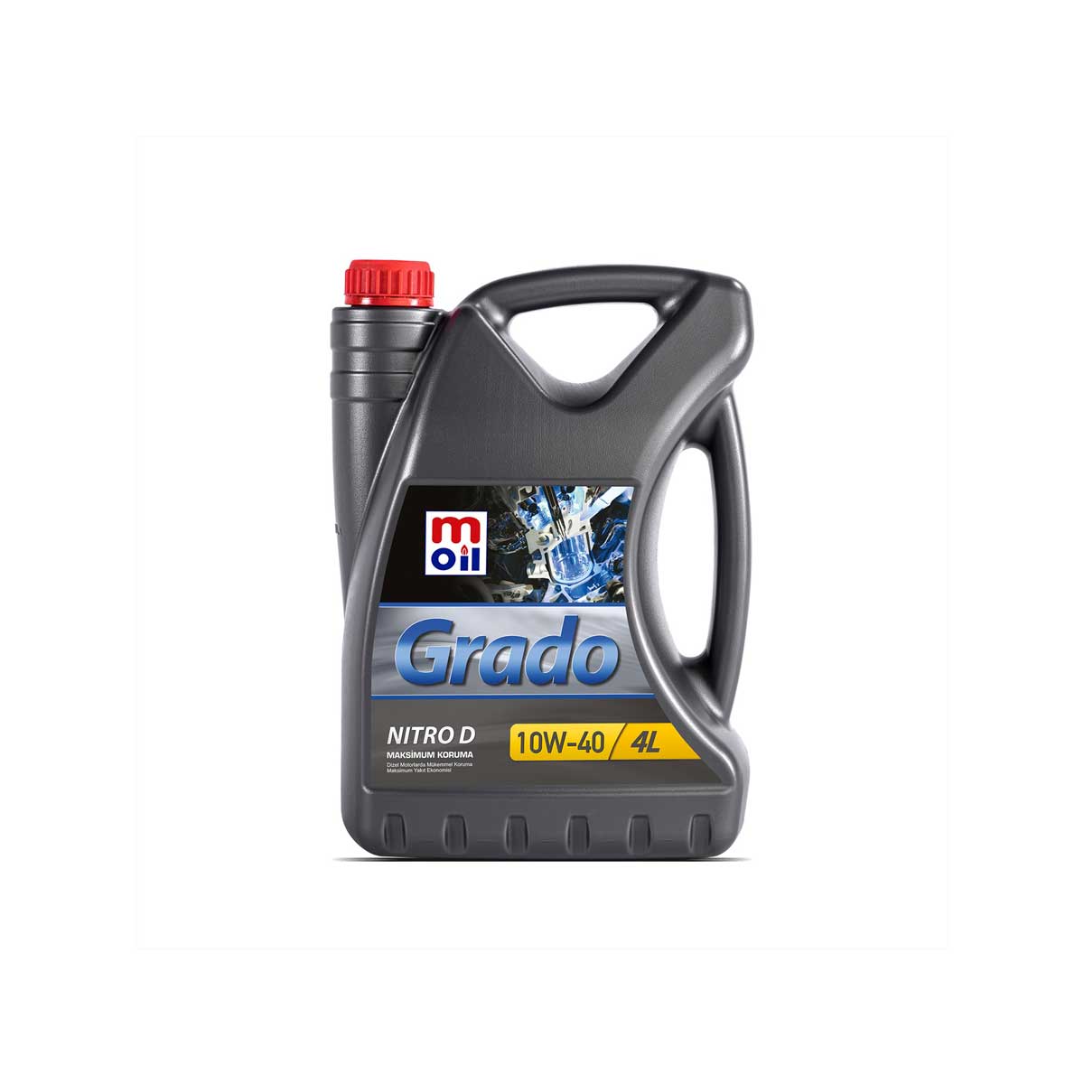 MOİL Grado 10W-40 MOTOR YAĞI 4 lt NITRO BİNEK ARAÇLAR OTOMOBİL BENZİNLİ DİZEL