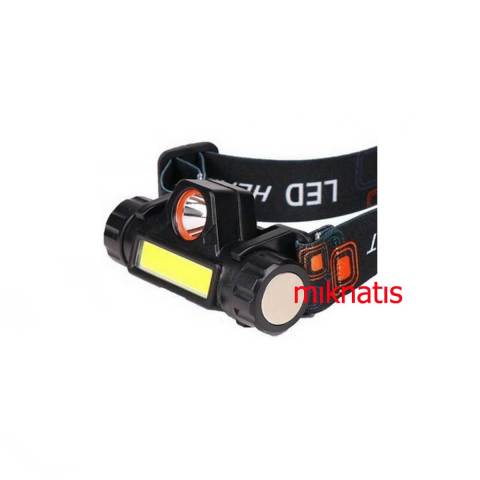 1531 ŞARJLI KAFA LAMBASI USB Şarj Girişli