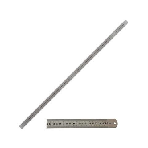 100 cm PASLANMAZ ÇELİK CETVEL 40 mm 100 cm 1 mt