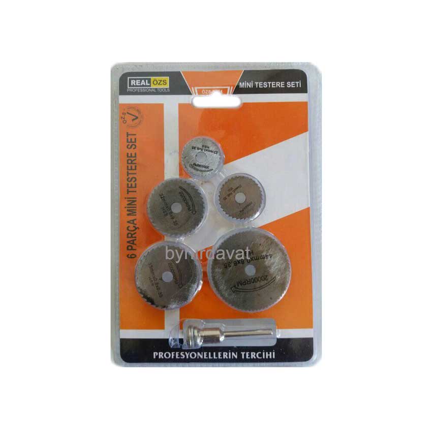 HSS 6 Parça MİNİ AHŞAP DAİRE TESTERE OZS-1874 Laminant-Alüminyum-Plastik VIZ VIZ GRAVÜR