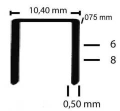 AKDENİZ 13/8 ZIMBA TELİ 8 mm 5000 ad