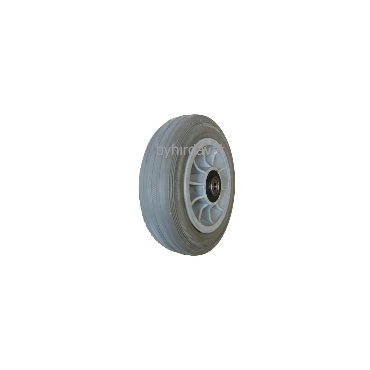 150*40 PU DOLGU JANTLI TEKER Gri İÇ LASTİKSİZ PATLAMAZ 150x40 Akülü Engelli Tekerlekli Sandalye Ön Tekeri