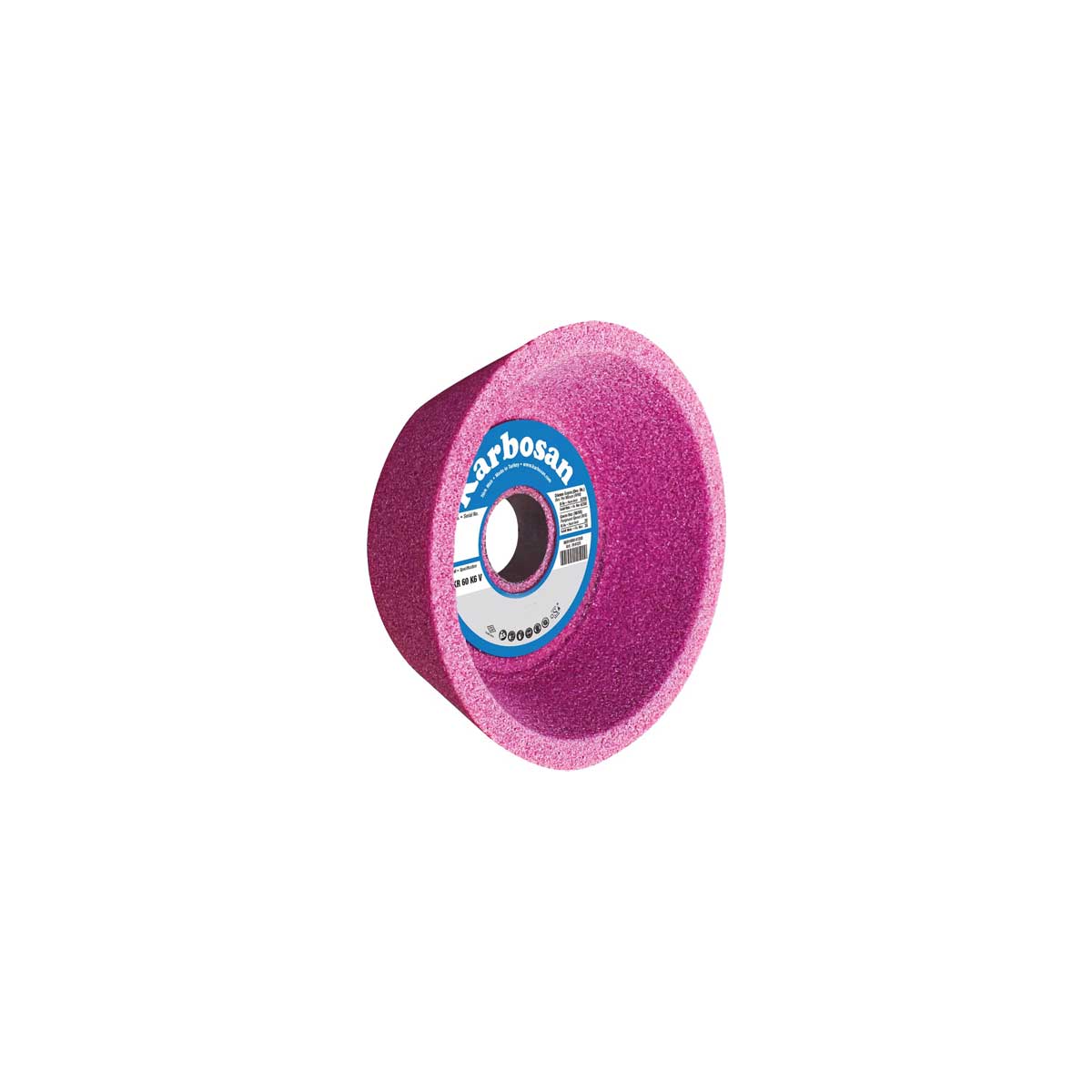 KARBOSAN FORM E-75 BİLEME TAŞI 60 Kum 75x30x20 FREZE UÇLARI-MATKAP UÇLARI-KILAVUZLAR VE BENZERİ KESİCİ TAKIM BİLEME KONİK ÇANAK TAŞI 75*30*20