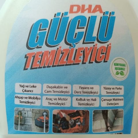 DHA 750 ml Güçlü Temizleyici GENEL TEMİZLİK SPREYİ leke-kir-yağ-fayans-derz-mufak-banyo-halı-koltuk-deri-cam-metal-oto-araba-motor-tamirciler-plastik-yüzeyler Süper Etkili