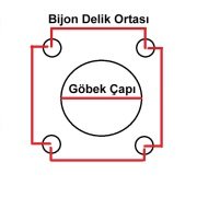 EMES 8 Jant 4.00-8 İKİ PARÇALI JANT Göbek 78 mm 3.50-8