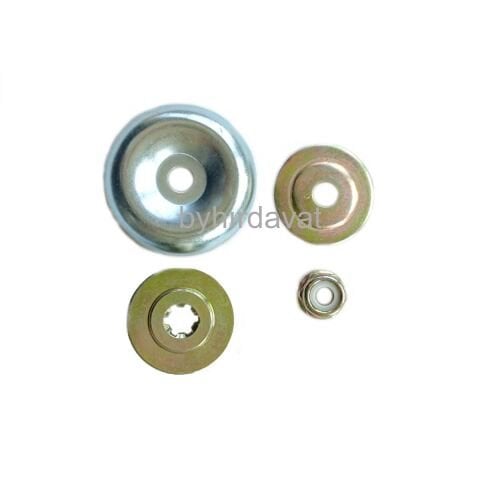 FLANŞ SETİ 6 frezeli 4 Parça MOTORLU TIRPAN REDÜKTÖR KAFA BIÇAK İÇİN BIÇAK SOMUNU Sol Diş PUL SETİ Genel Kullanım