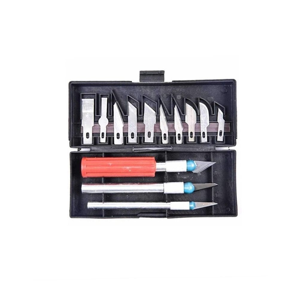 EMG 173 NEŞTER TİPİ MAKET BIÇAĞI HOBBY KNIFE 16 Parça SET
