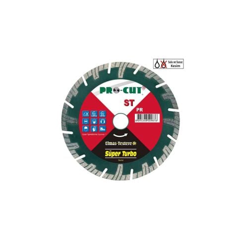 PROCUT 115 mm PRC50985 ELMAS TESTERE 115ST Granit-Doğal Taş-Seramik-Porselen-Mermer BETON KESME DİSKİ ELMAS DİSK ELMAS DAİRE TESTERE