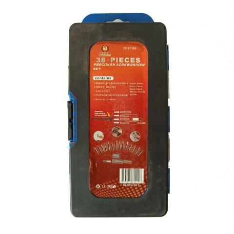 38 Parça 1/4 LOKMA SETİ-BİTS UÇ SETİ CIRCIR KOLU CK 90266 cır cır Basit Kullanım GARANTİSİ YOKTUR