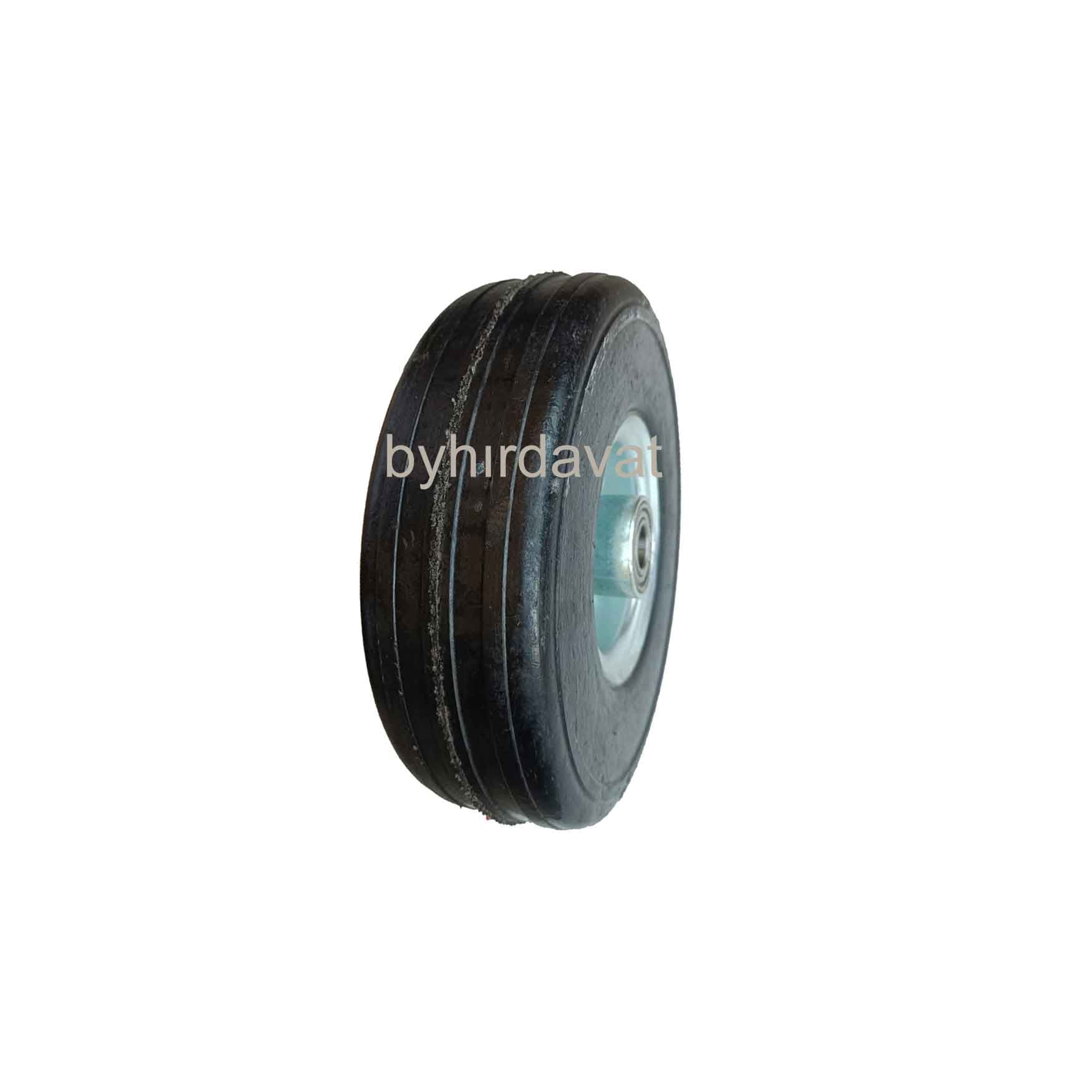 250*70 DOLGU TEKER Metal Jantlı 20 mm RULMANLI 250x70 Ağır Hizmet Tekeri