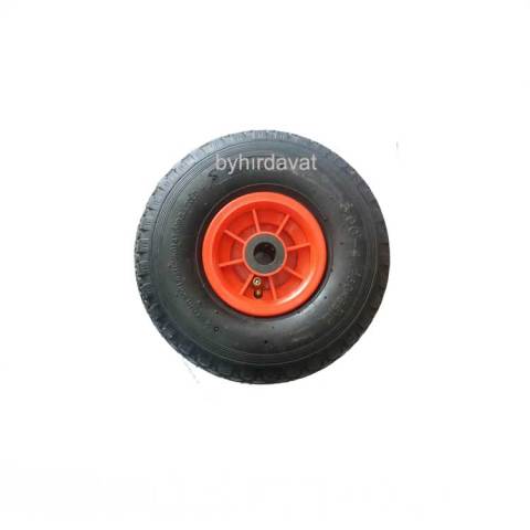 3.00-4 HAVALI TEKER Plastik JANT İÇ LASTİKLİ 260*85-4.10/3.50-4-300-4-410/350-4 YÜK ARABASI-İLAÇLAMA İçten Masura Rulmanlı
