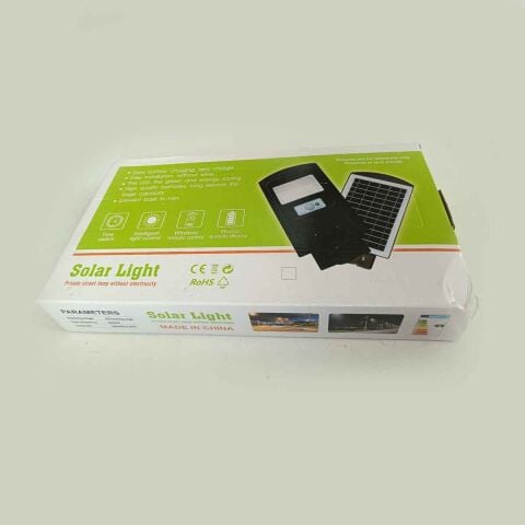 WELDER SOLAR LİGHT WM005 Tekli SOKAK LAMBASI GÜNEŞ ENERJİLİLED PROJEKTÖR  Uzaktan Kumandalı Sensörlü