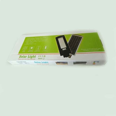 WELDER SOLAR LİGHT WM007 Üçlü SOKAK LAMBASI GÜNEŞ ENERJİLİLED PROJEKTÖR  Uzaktan Kumandalı Sensörlü