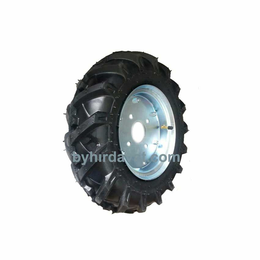 8 Jant 4.00-8 JANTLI Havalı TEKER 58 mm ÇAPA MAKİNASI-REMORK-TARIM BASİT ÜRÜN MONTAJLI PORYA UYAR
