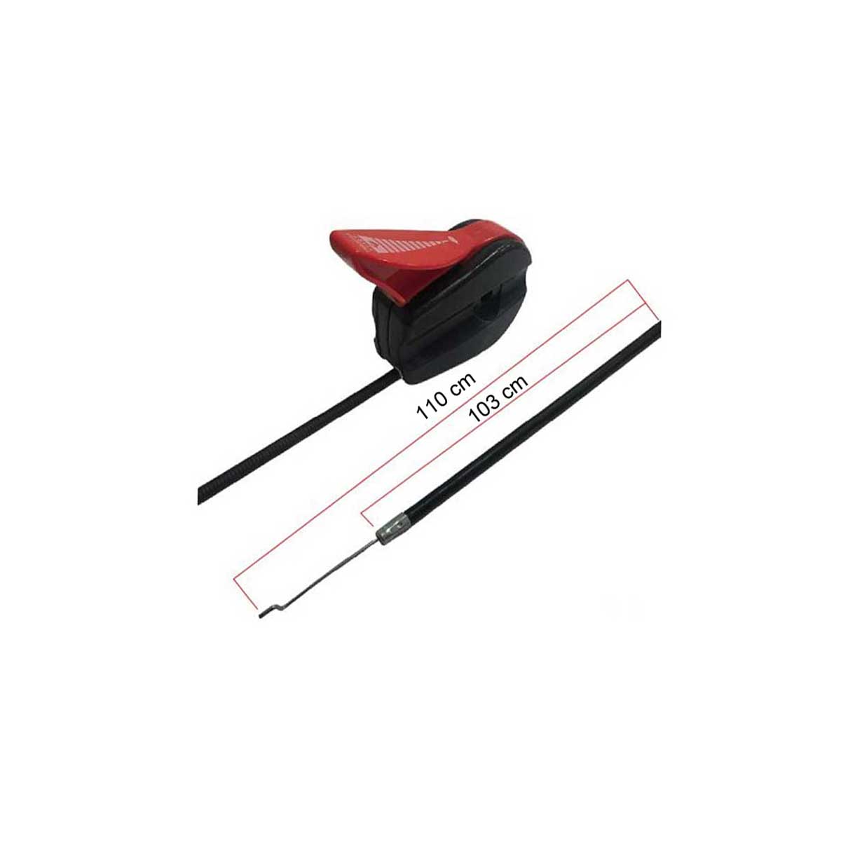 110 cm GAZ KOLU ve TELİ ÇİM BİÇME MAKİNALARI ÇAYIR BİÇME EİNHELL ÇAPA 3336-3360 Kırmızı-Siyah