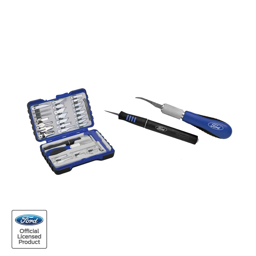 FORD FHT-H-0006 HOBİ OYMA BIÇAK SETİ 35 PARÇA MAKET BIÇAĞI