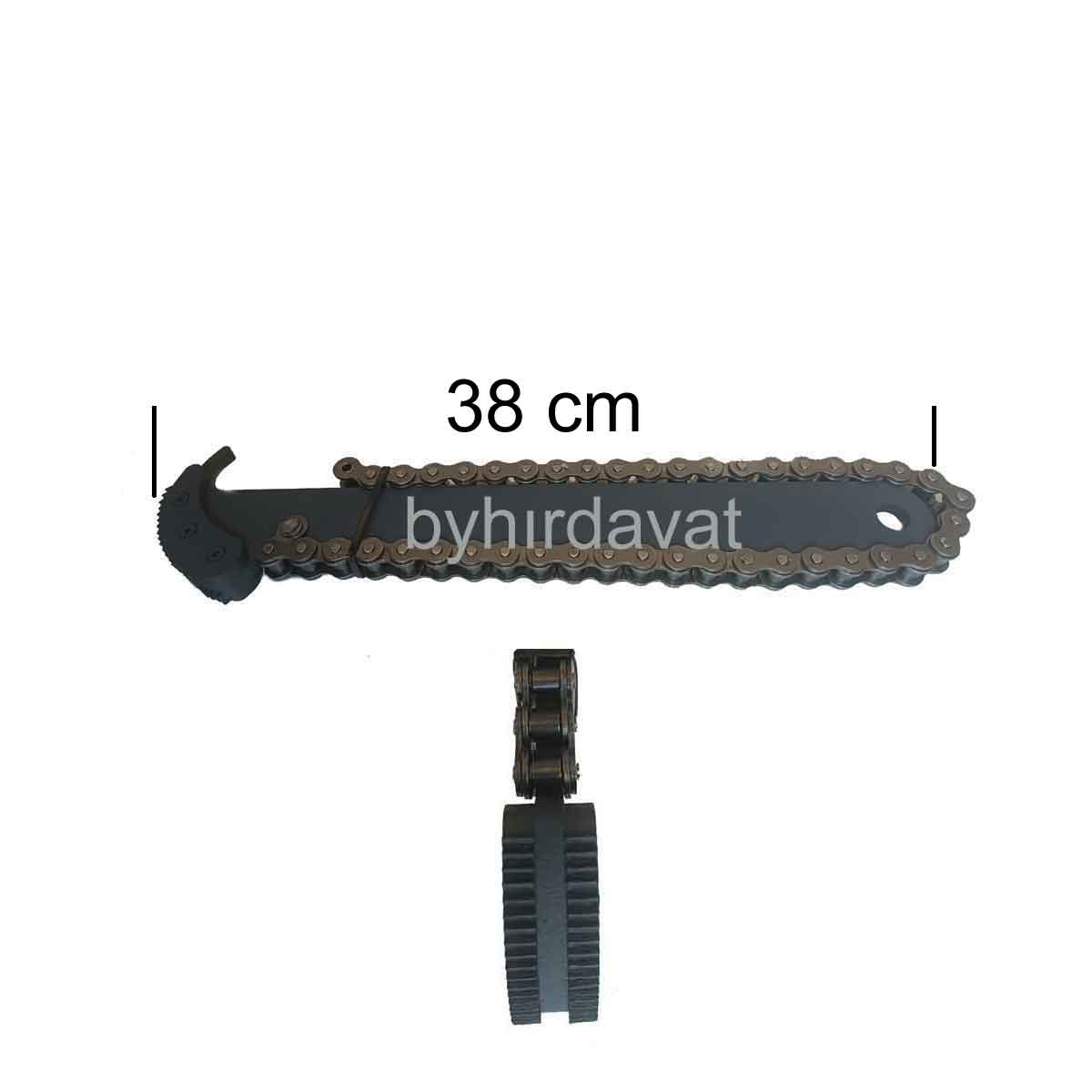 24 İnc ZİNCİRLİ BORU ANAHTARI FİLİTRE ANAHTARI 38 cm FİLTRE