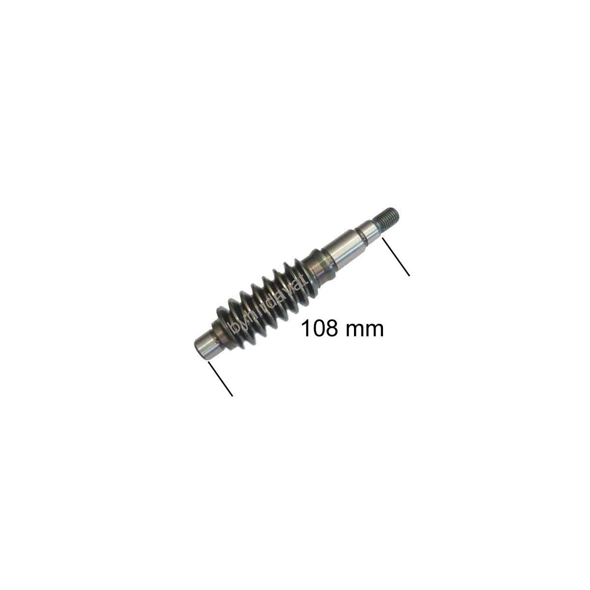 108 mm BG-260260-B SONSUZ DİŞLİ MİLİ TIRPAN ÇAPA APARATI MİNİ ÇAPA-MOTORLU TIRPAN BALATLI