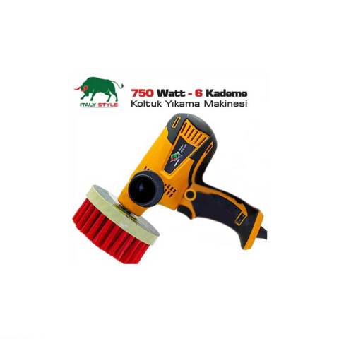 İTALY İTAL 140 ZIMPARA POLİSAJ MAKİNESİ 600 W 125 mm Devir ayarlı HALI YIKAMA KOLTUK YIKAMA