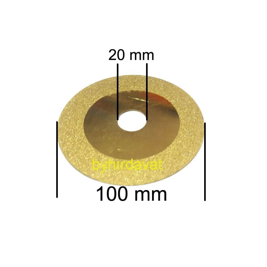 100 mm ELMAS CAM KESME DİSKİ ELMAS TESTERE BİLEME DİSK BT-SH 90
