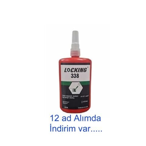 LOCKING 338 CİVATA SABİTLEYİCİ 250 ml YÜKSEK MUKAVEMET KENETLEYİCİ