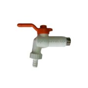 KÜRESEL MUSLUK 1/2 METAL KÜRE PLASTİK BAHÇE MUSLUĞU 20 mm KOLLU MUSLUK