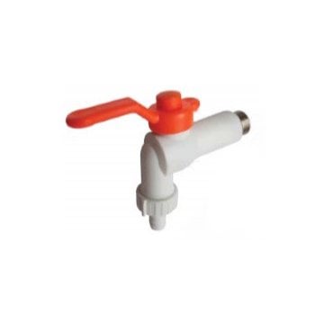 KÜRESEL MUSLUK 1/2 METAL KÜRE PLASTİK BAHÇE MUSLUĞU 20 mm KOLLU MUSLUK