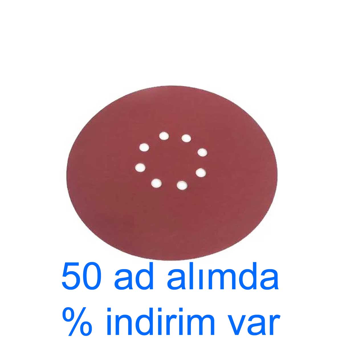 225 mm 120 Kum 8 Delikli TAVAN DUVAR CIRT ZIMPARA Cırtlı Zımpara Kahve veya siyah Olabilir